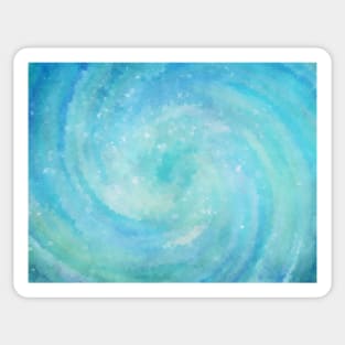 Blue Magical Swirl Sticker